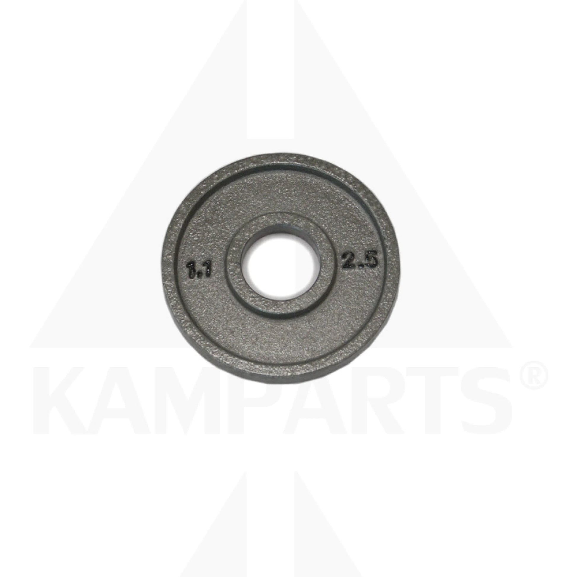 Grey Wide Flange 2’’ Olympic Plate - 2.5 LB Bars Weights & Benches