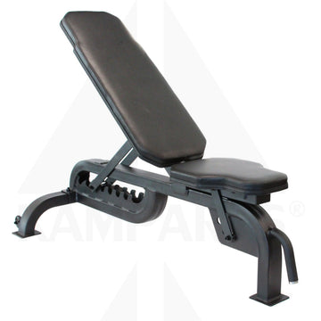 Gympak Commercial Adjustable Flat to Incline bench Bars Weights & Benches
