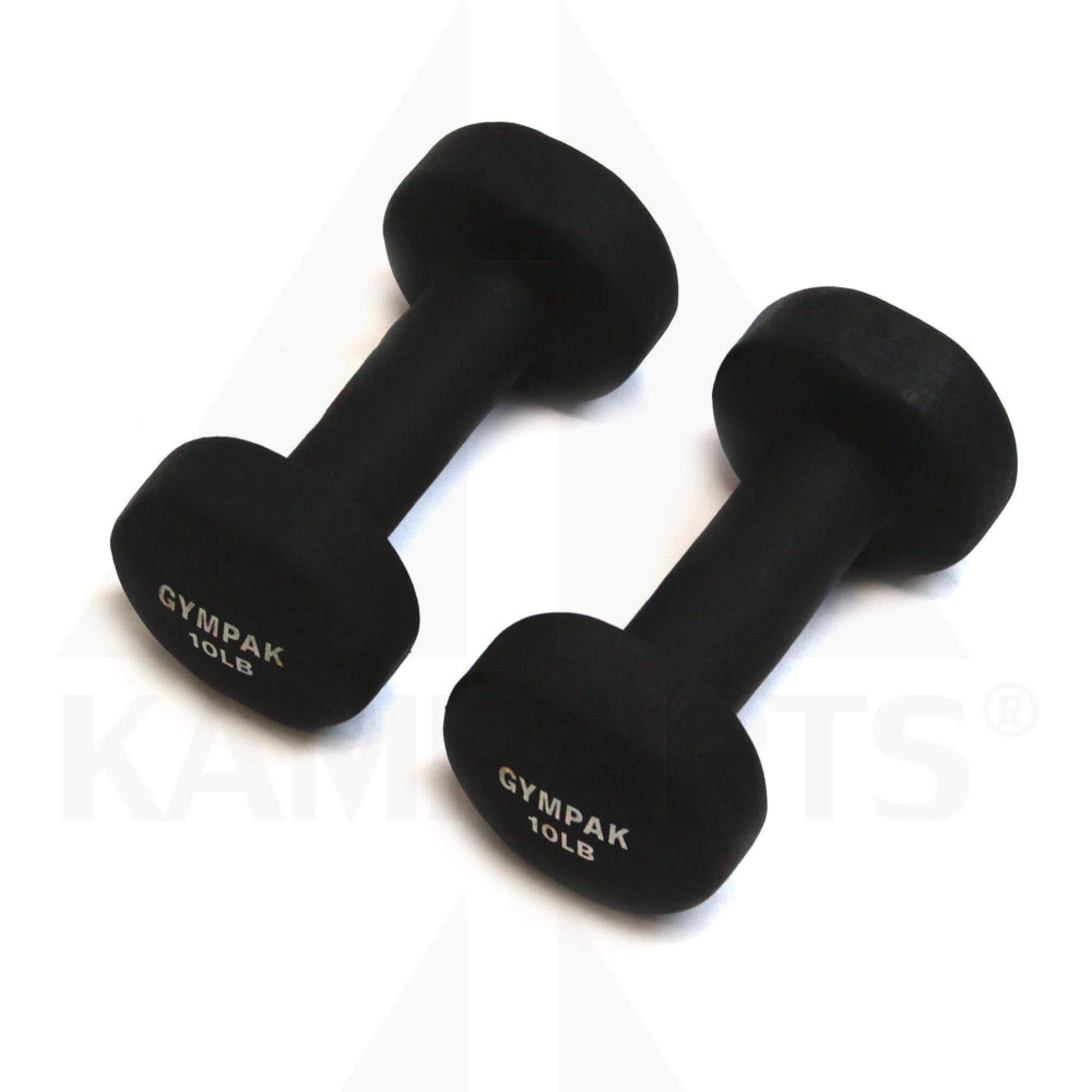 Gympak Neoprene Dumbbell - 10 LB (Pair) Bars Weights & Benches