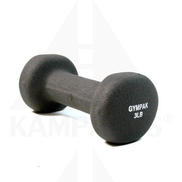 Gympak Neoprene Dumbbell - 12 LB Bars Weights & Benches