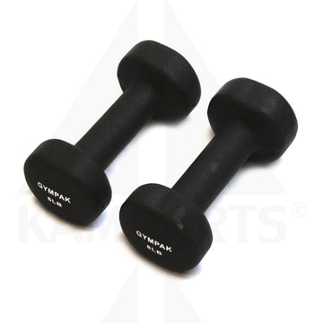 Gympak Neoprene Dumbbell - 8 LB (Pair) Bars Weights & Benches