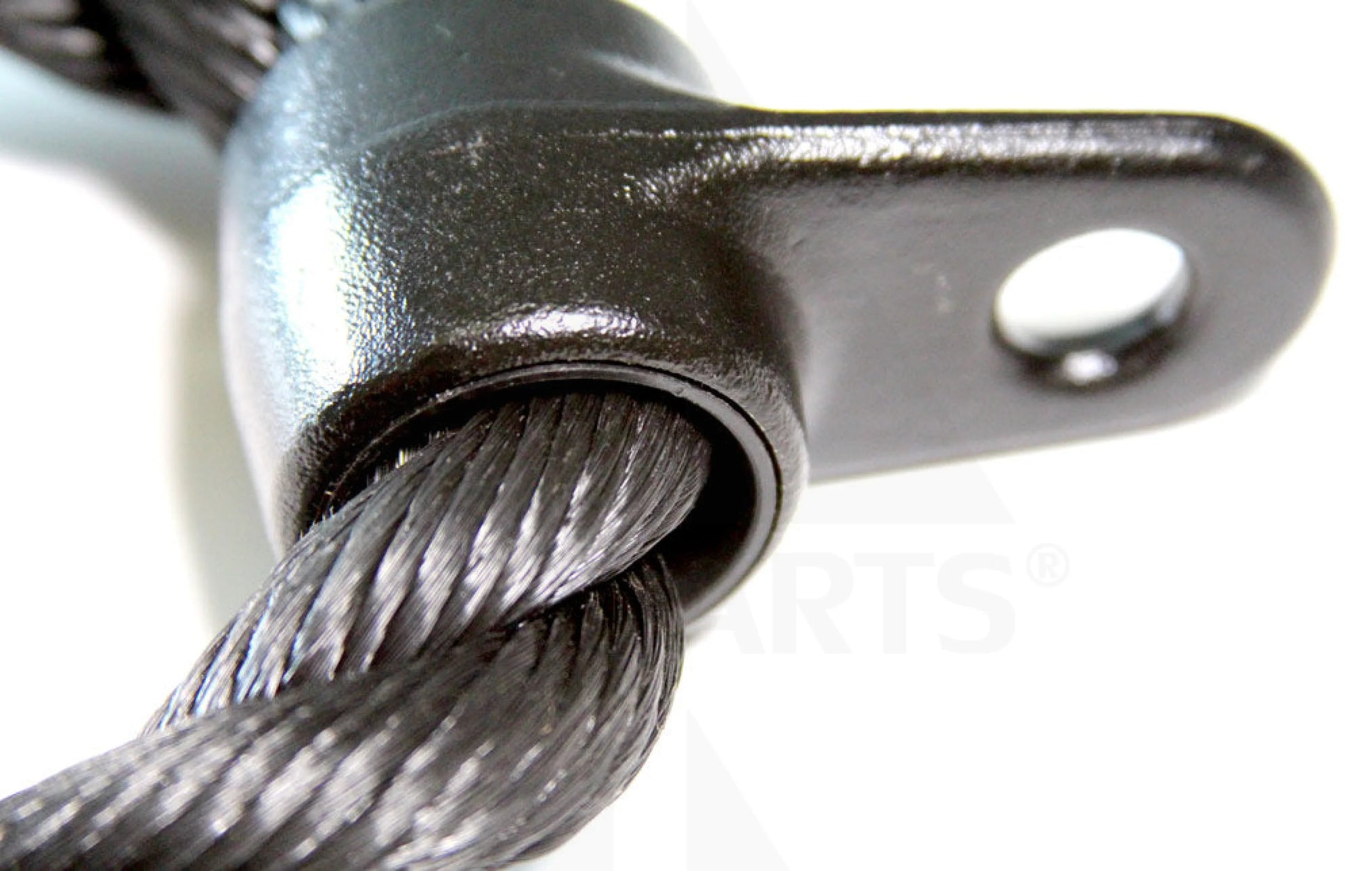 Gympak Pro Tricep Pressdown Rope – Black with Rubber Ends Gym Accessories