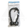 Gympak Pro Tricep Pressdown Rope – Black with Rubber Ends Gym Accessories