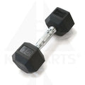 GymPak Rubber Hex Dumbbell - 15 LB - CushBell Bars Weights & Benches