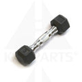 GymPak Rubber Hex Dumbbell - 3 LB - CushBell Bars Weights & Benches