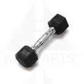 GymPak Rubber Hex Dumbbell - 5 LB - CushBell Bars Weights & Benches