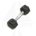 GymPak Rubber Hex Dumbbell - 8 LB - CushBell Bars Weights & Benches
