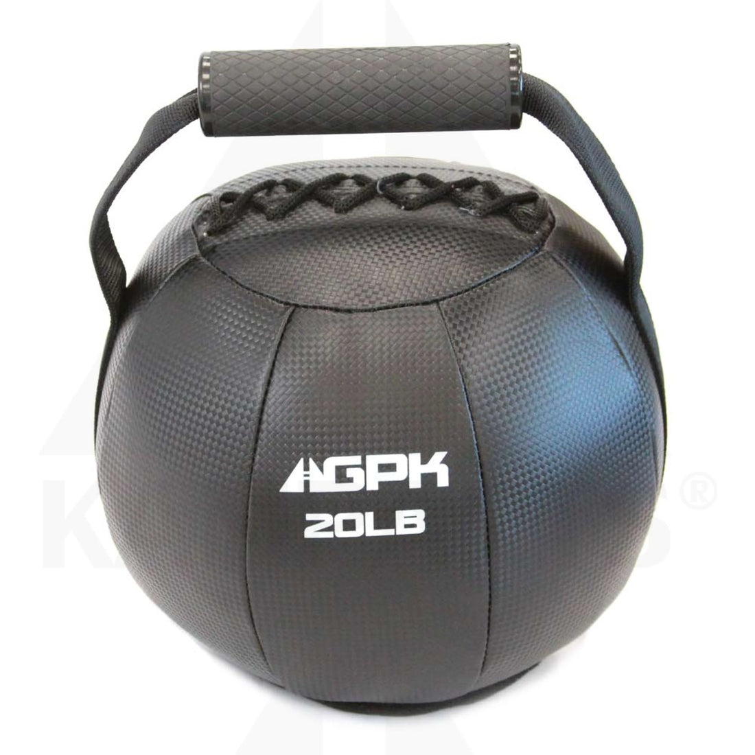 GYMPAK SOFT KETTLEBELL - 20 LB - BLACK Fitness Products