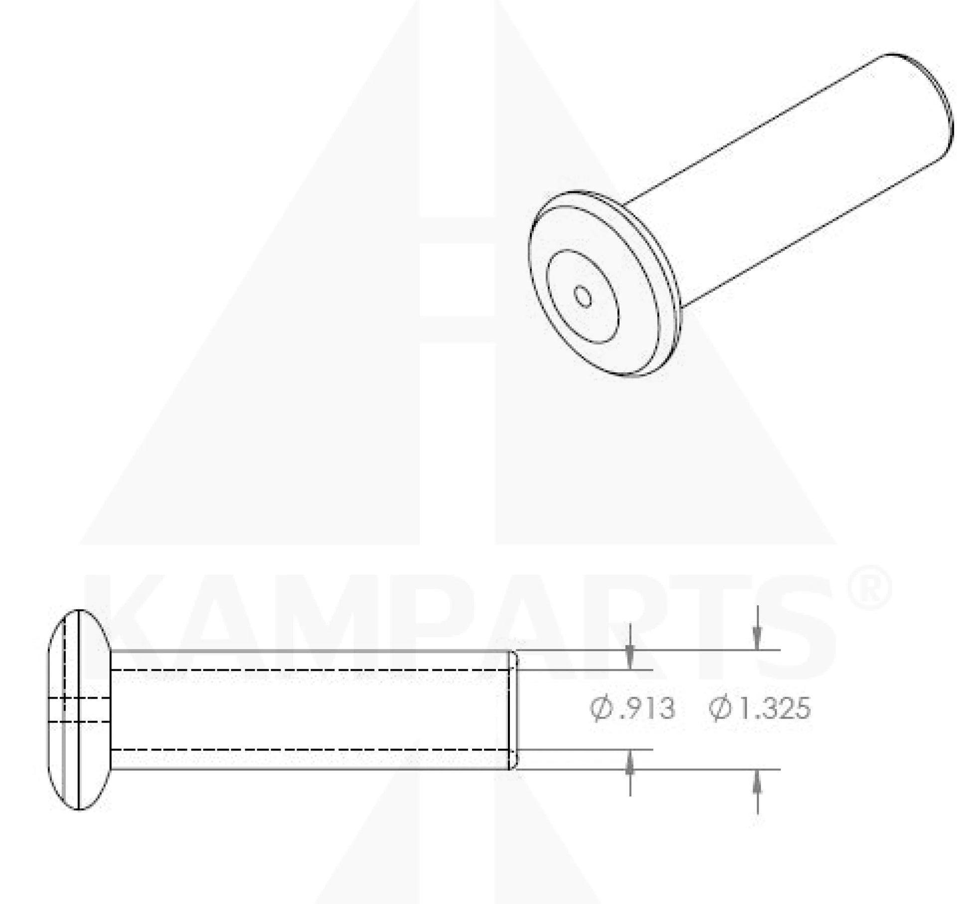 Hard Rubber Grip - 5” x 1” - One End Closed Parts & Components