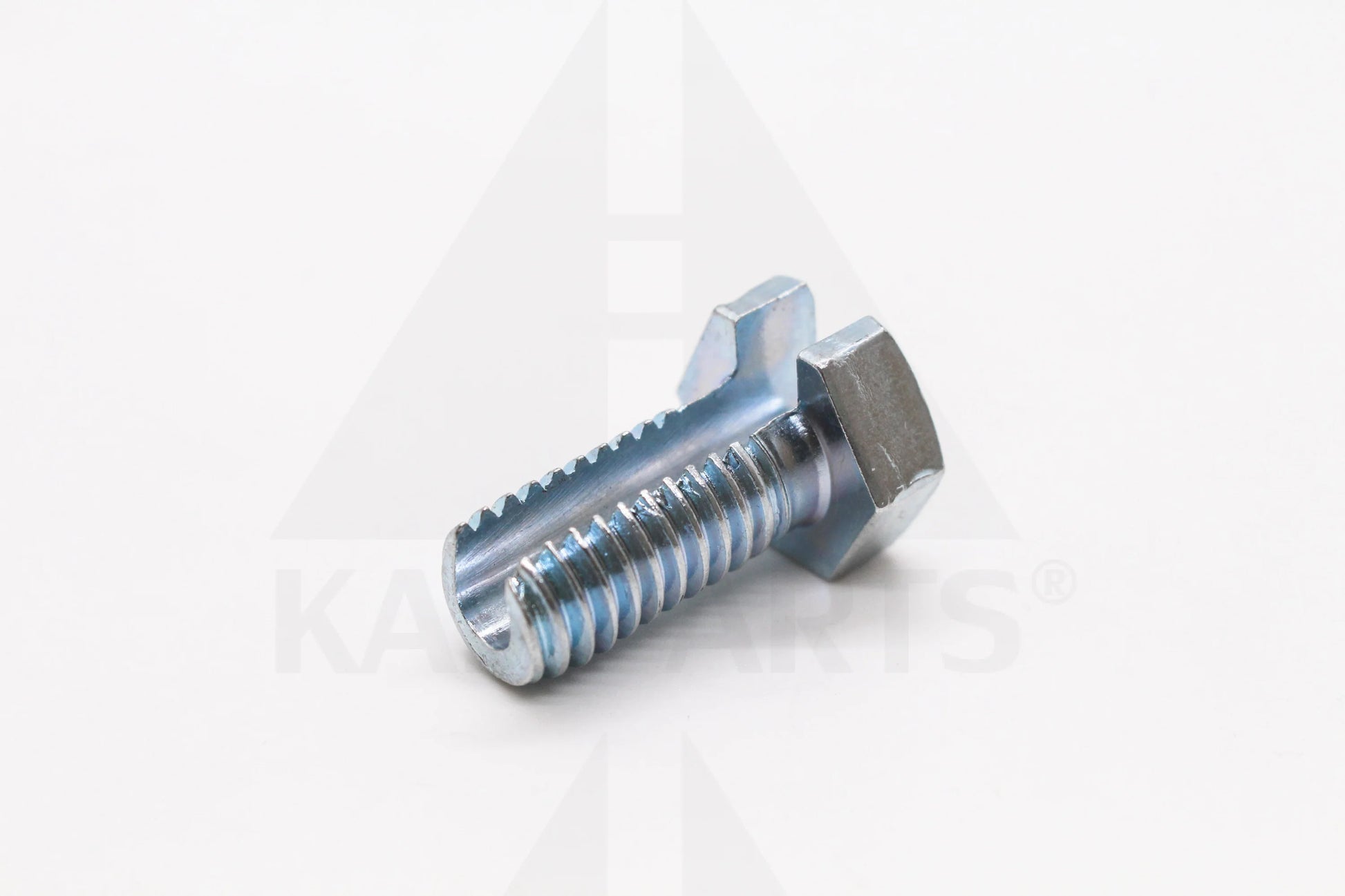 HEX SCREW ZINC BOLT WITH CUT ON HOLE