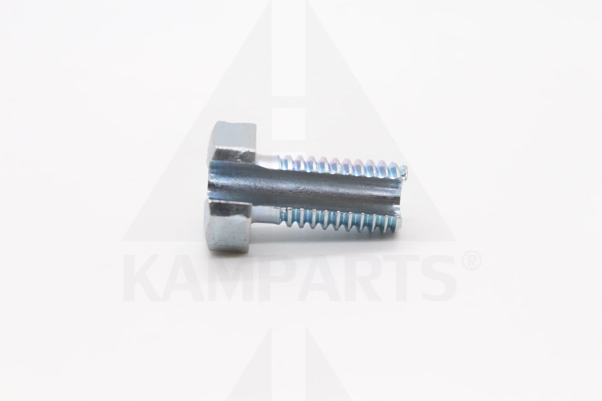 HEX SCREW ZINC BOLT WITH CUT ON HOLE