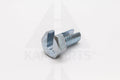 HEX SCREW ZINC BOLT WITH CUT ON HOLE
