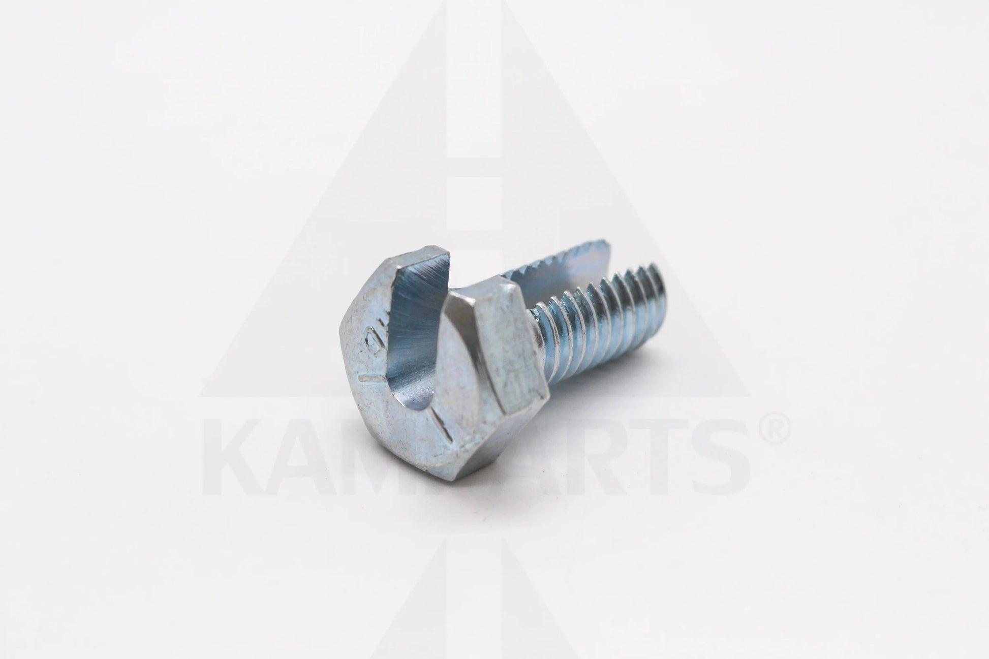 HEX SCREW ZINC BOLT WITH CUT ON HOLE