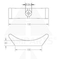 High Impact PE Saddle - Round Slot Functional Training (NEW)