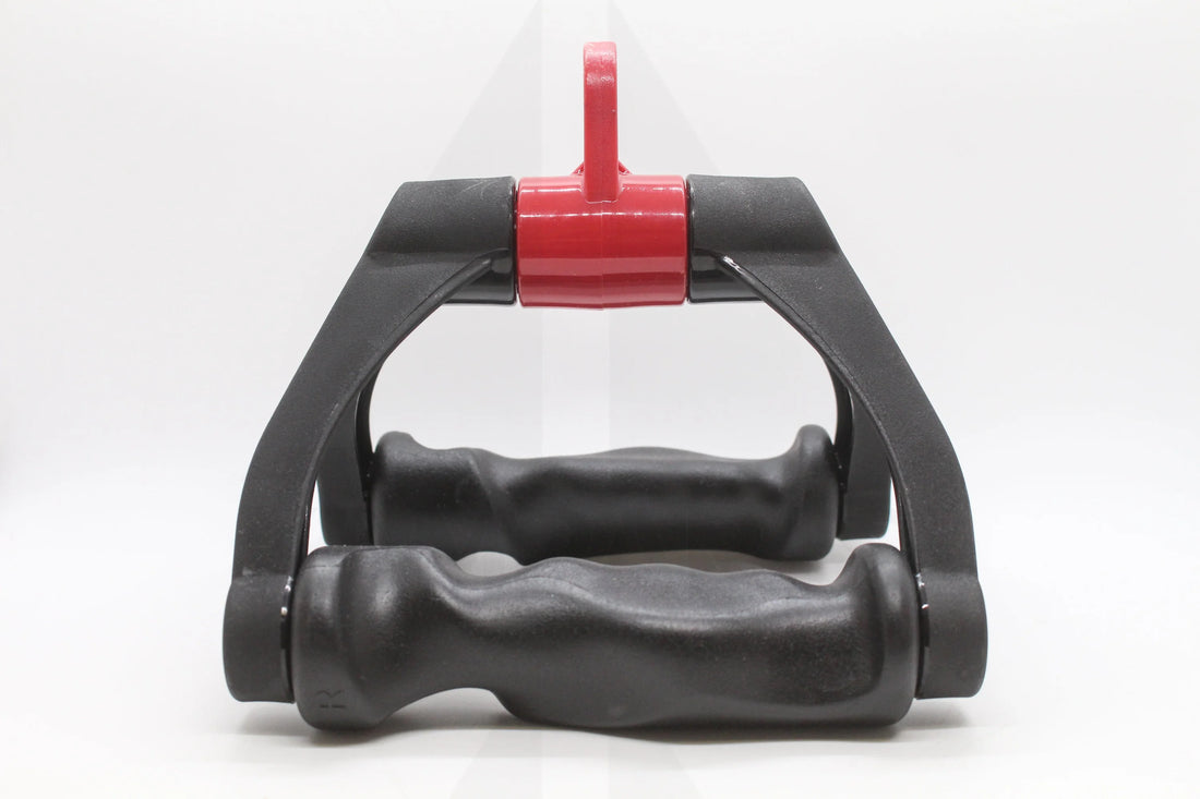 HXD-ERGO DOUBLE D HANDLE FOR CABLE MACHINE,ERGONOMIC ROW HANDLE CABLE ATTACHMENT Parts & Components