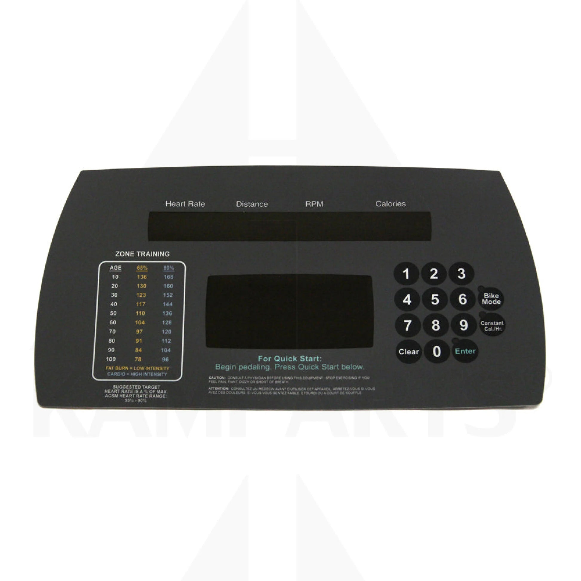 Life Fitness 95Ci / Ri Bike Upper Overlay Bike Parts