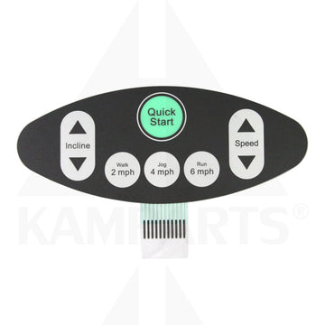 Life Fitness 95Ti / 97Ti Activity Zone Overlay/Keypad Treadmill Parts