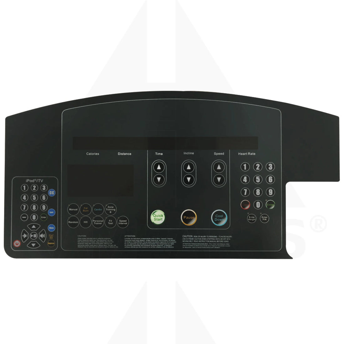 Life Fitness CLST/97T Integrity Treadmill Overlay Treadmill Parts