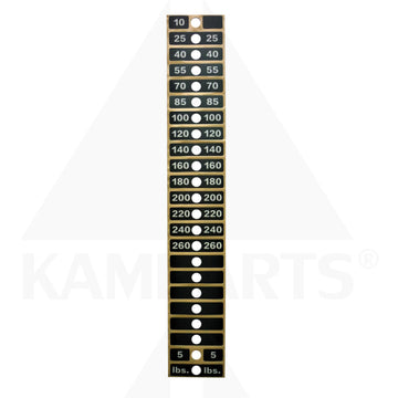 Life Fitness Weight Stack Label Multi Jungle MJ Series Parts & Components