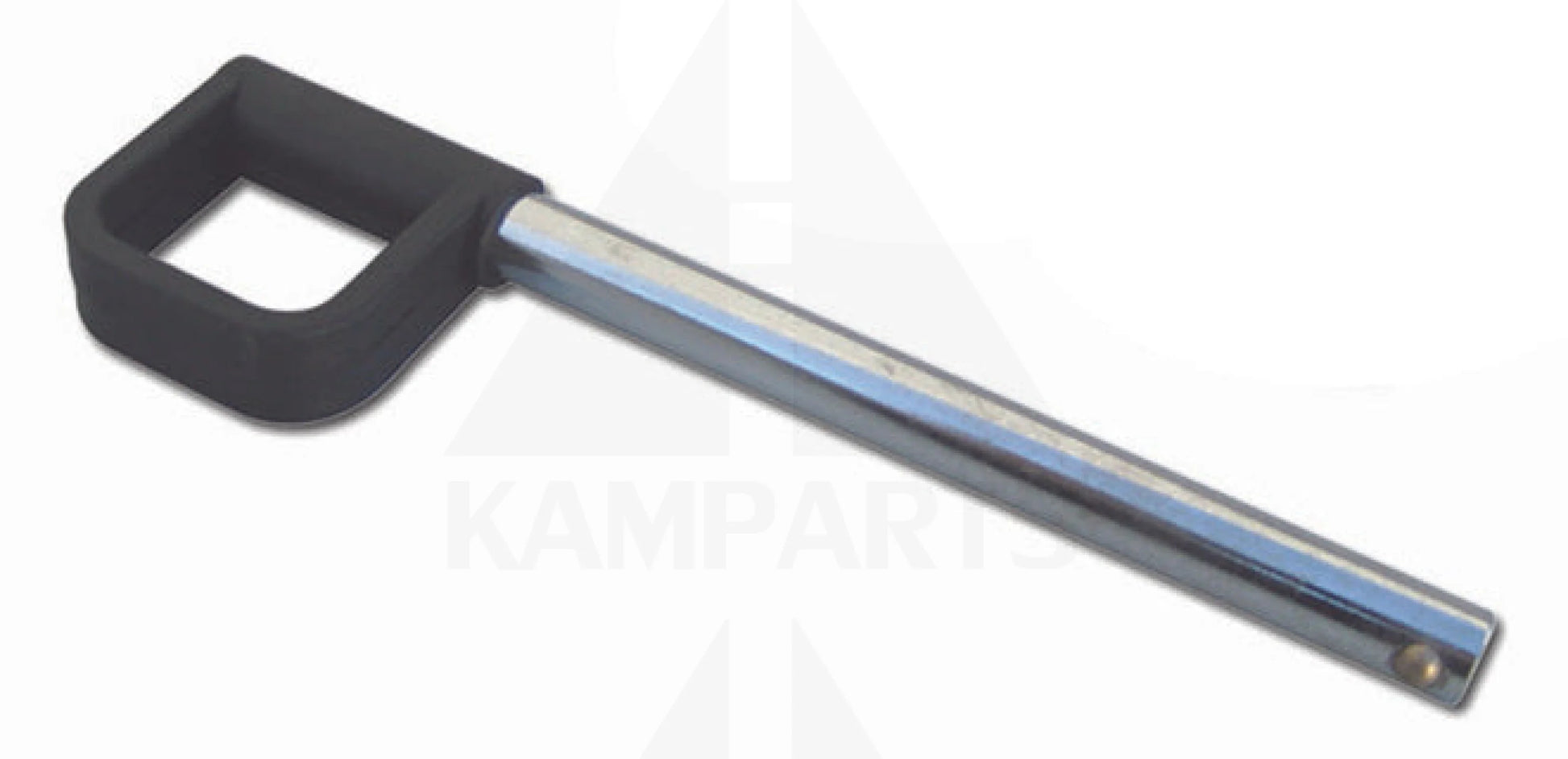 Locking Pin with Ring Knob - 3/8” Locking Space 2-1/2”. Chrome Parts & Components