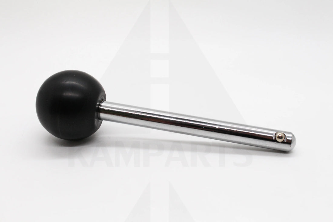 Locking Pin with Round Knob - 3/8” Locking Space 3-1/4”. Parts & Components