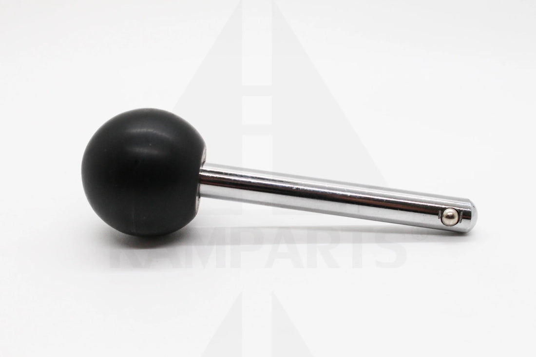 Locking Pin with Round Knob - 3/8” Locking Space 2-1/2”. Parts & Components