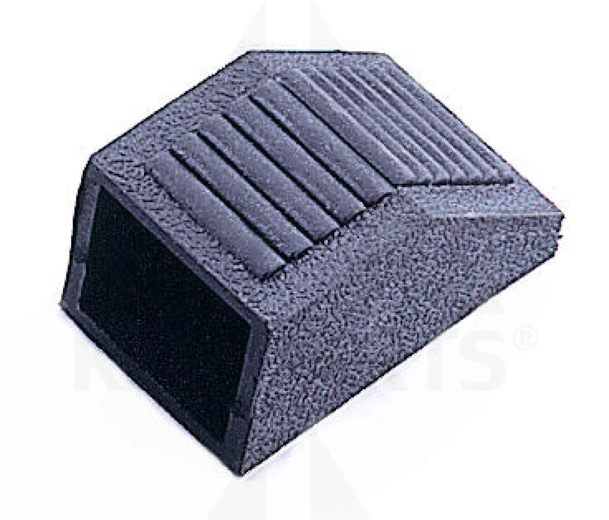 Long Angled Rubber End Cover - Fits 2” Square Tube Parts & Components