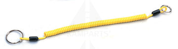 Long Jumbo Cord - 12” with 2 Key Rings. Yellow Parts & Components