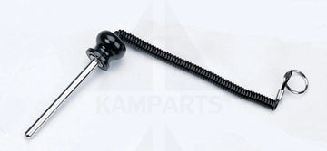 Magnetic 3/8” Pins with Jumbo Cord and Deluxe Round Aluminum Knob - Locking Space - 3-3/4” Parts & Components