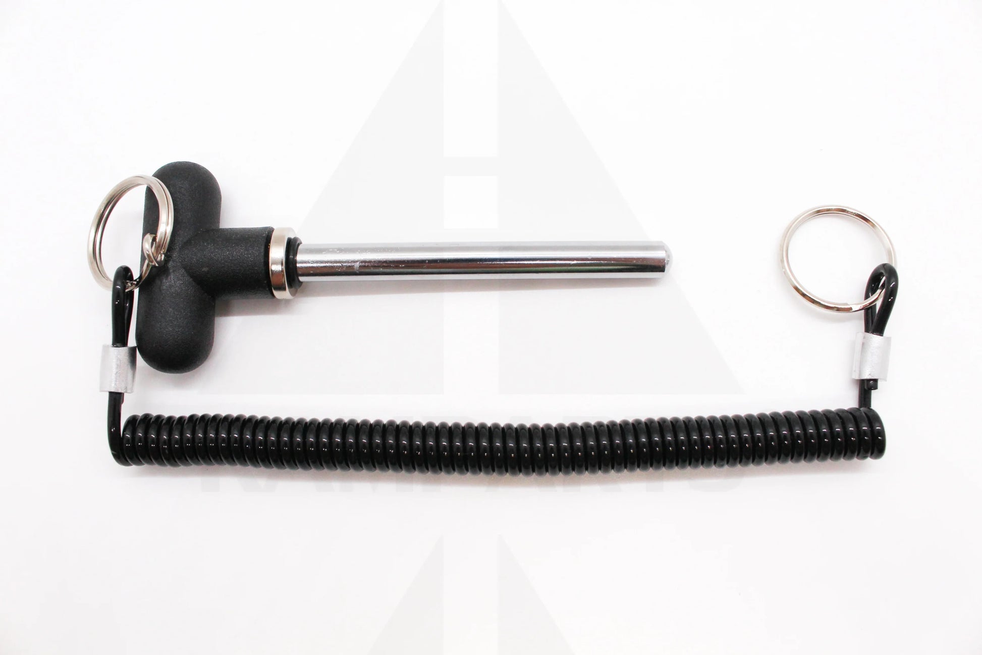 Magnetic Pin with Cord and Plastic T-Knob - Locking Space - 3-3/4” Parts & Components