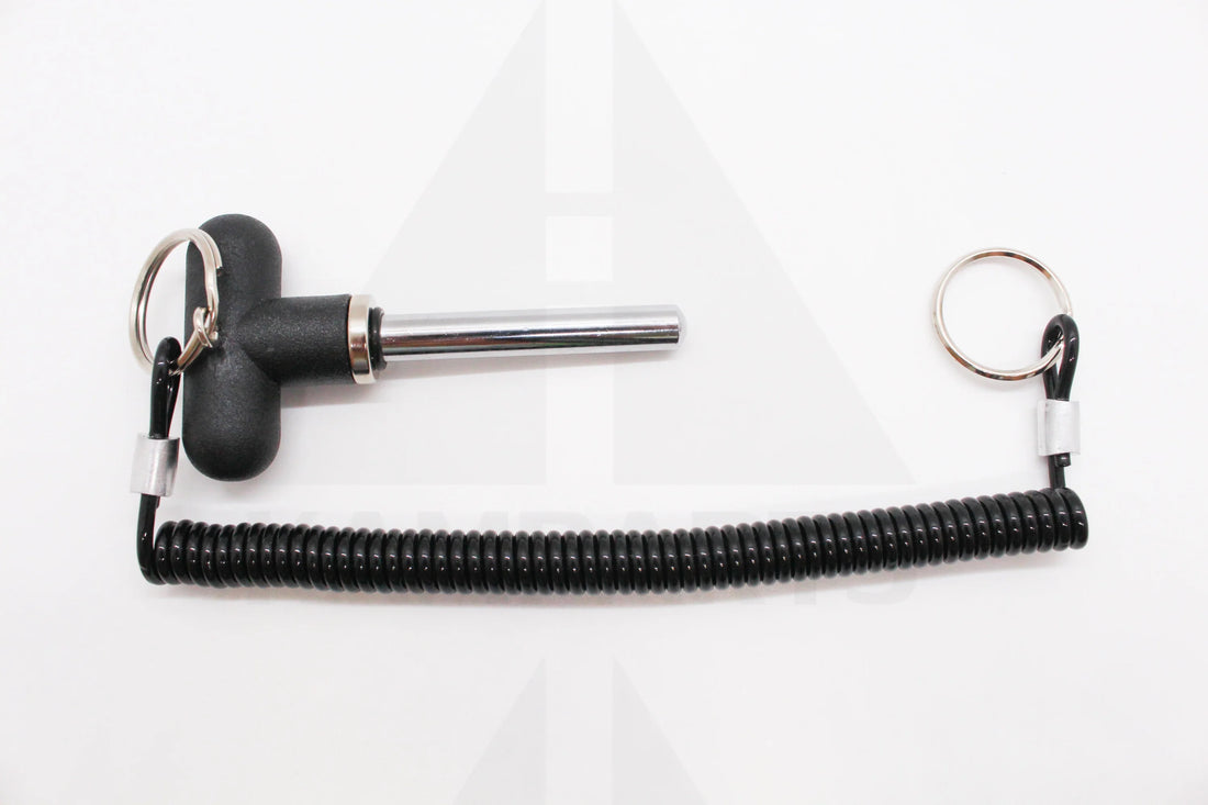 Magnetic Pin with Jumbo Cord and Plastic T-Knob - Locking Space - 2-1/2” Parts & Components