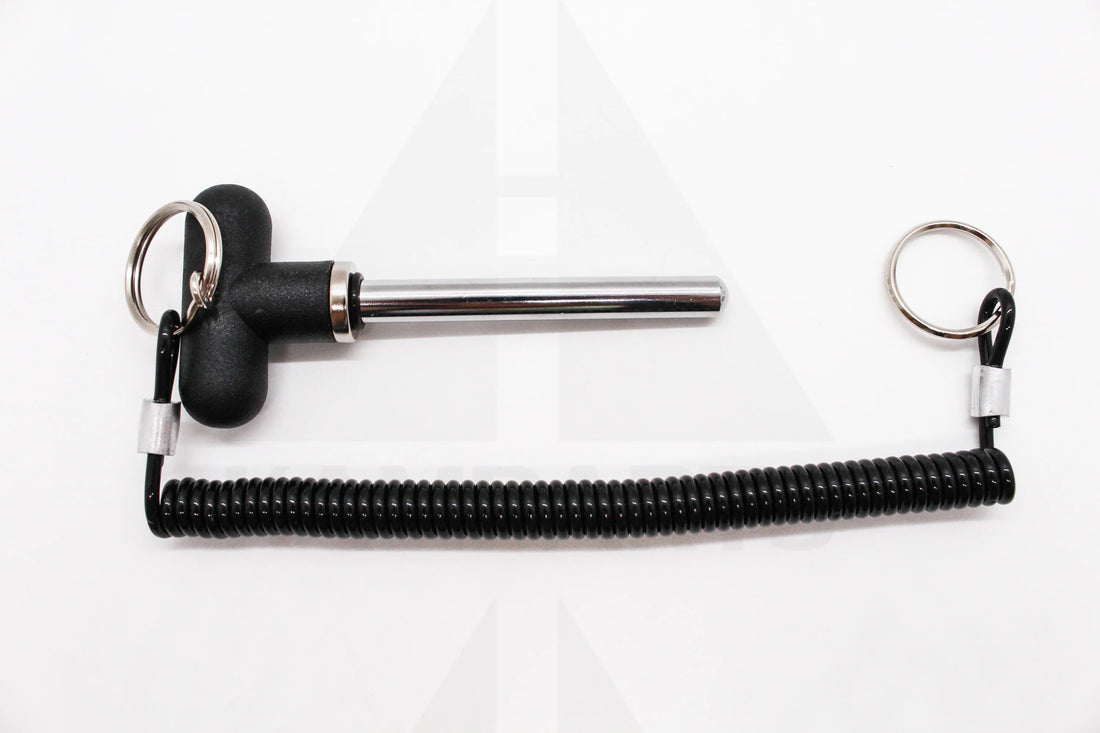 Magnetic Pin with Jumbo Cord and Plastic T-Knob - Locking Space - 3-1/4” Parts & Components