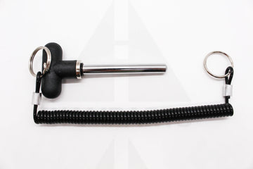 Magnetic Pin with Jumbo Cord and Plastic T-Knob - Locking Space - 3-1/4” Parts & Components