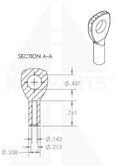 Marine Eye - 1/8’’ Cable-Chain-Belting