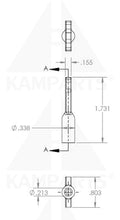 Marine Eye - 1/8’’ Cable-Chain-Belting