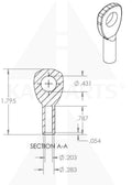 Marine Eye - 3/16’’ Cable-Chain-Belting