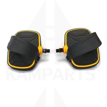 Matrix Bike Pedal Set 9/16’’ W/Auto Adjustable Straps Bike Parts