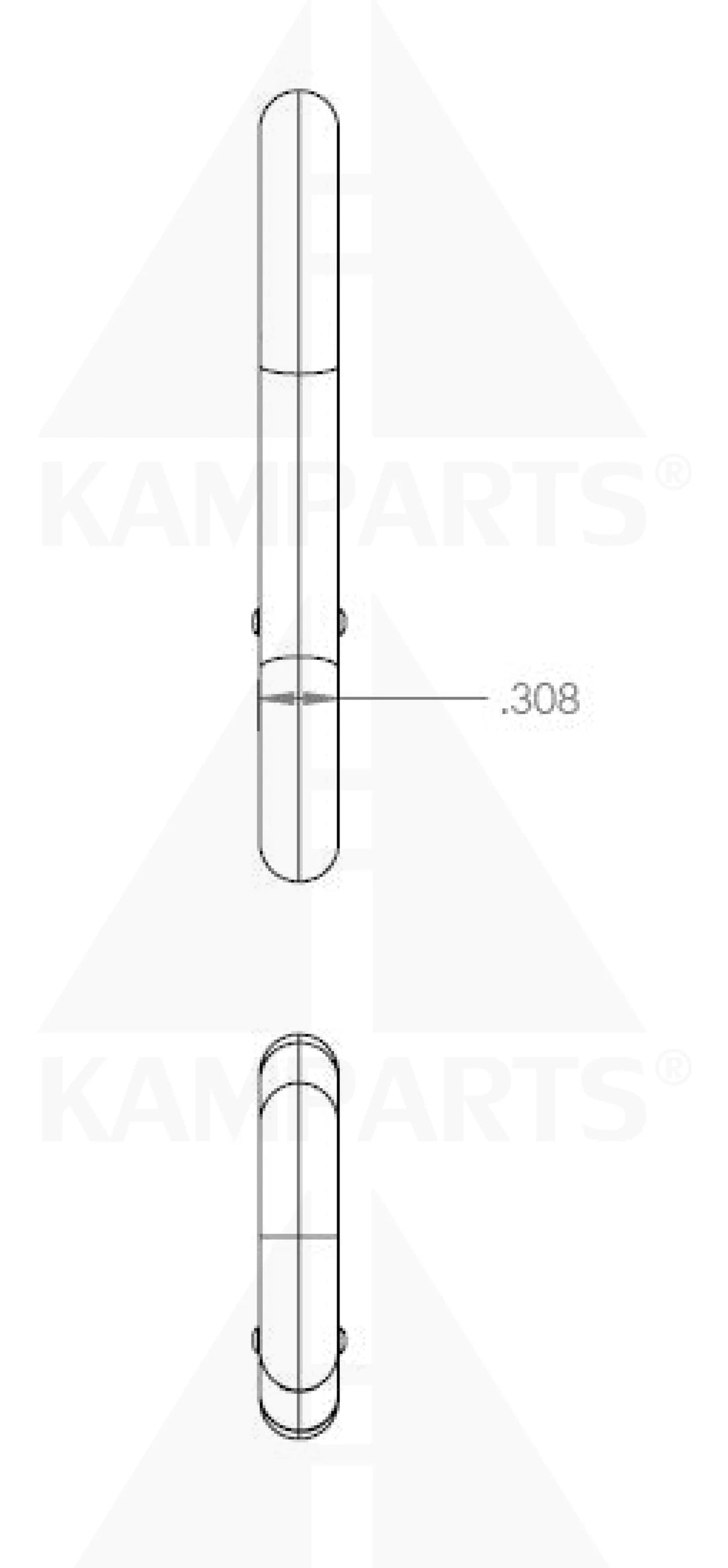 New Snap Hook Stainless - 8 m/m Parts & Components
