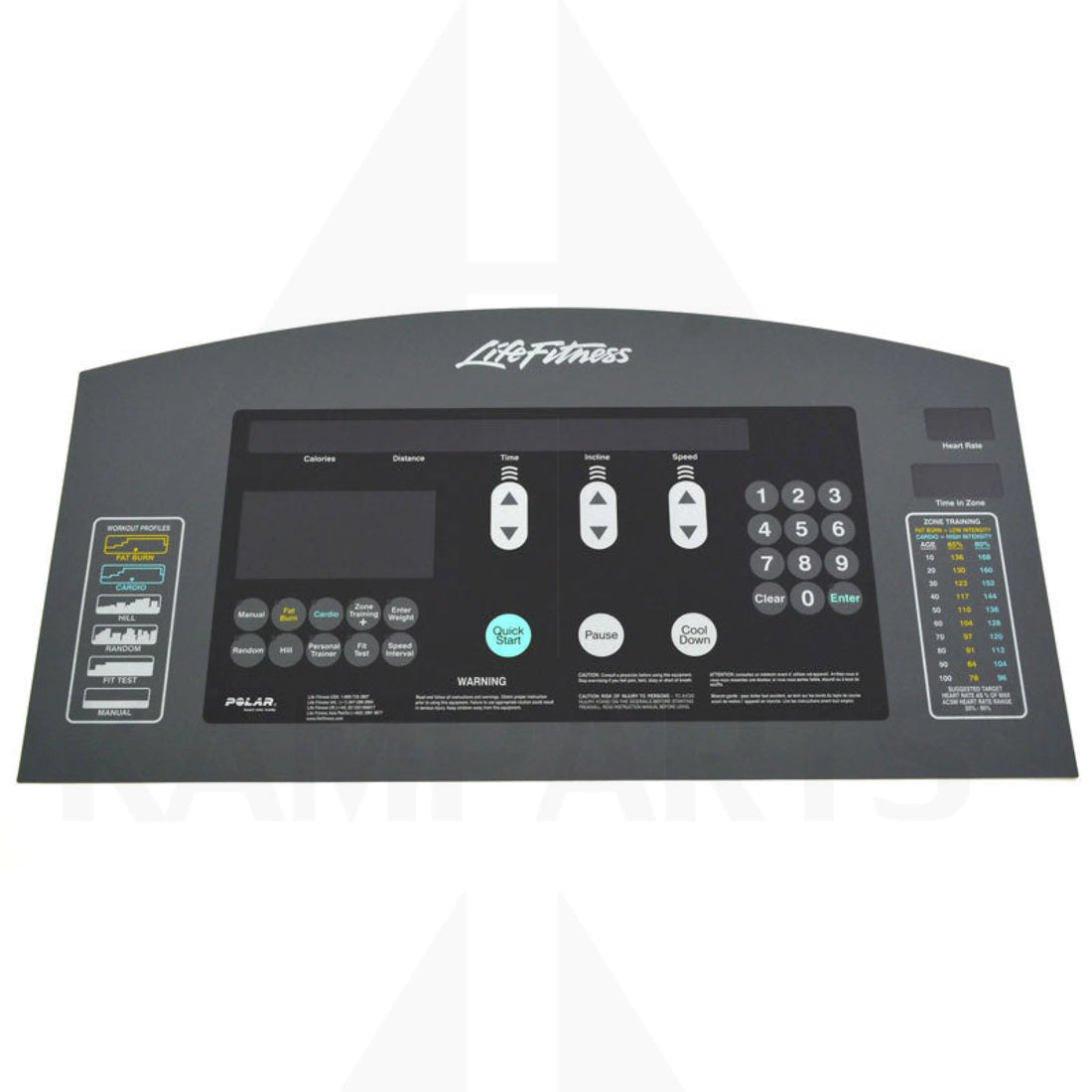 Overlay (Only) LifeFitness 97T Overlays