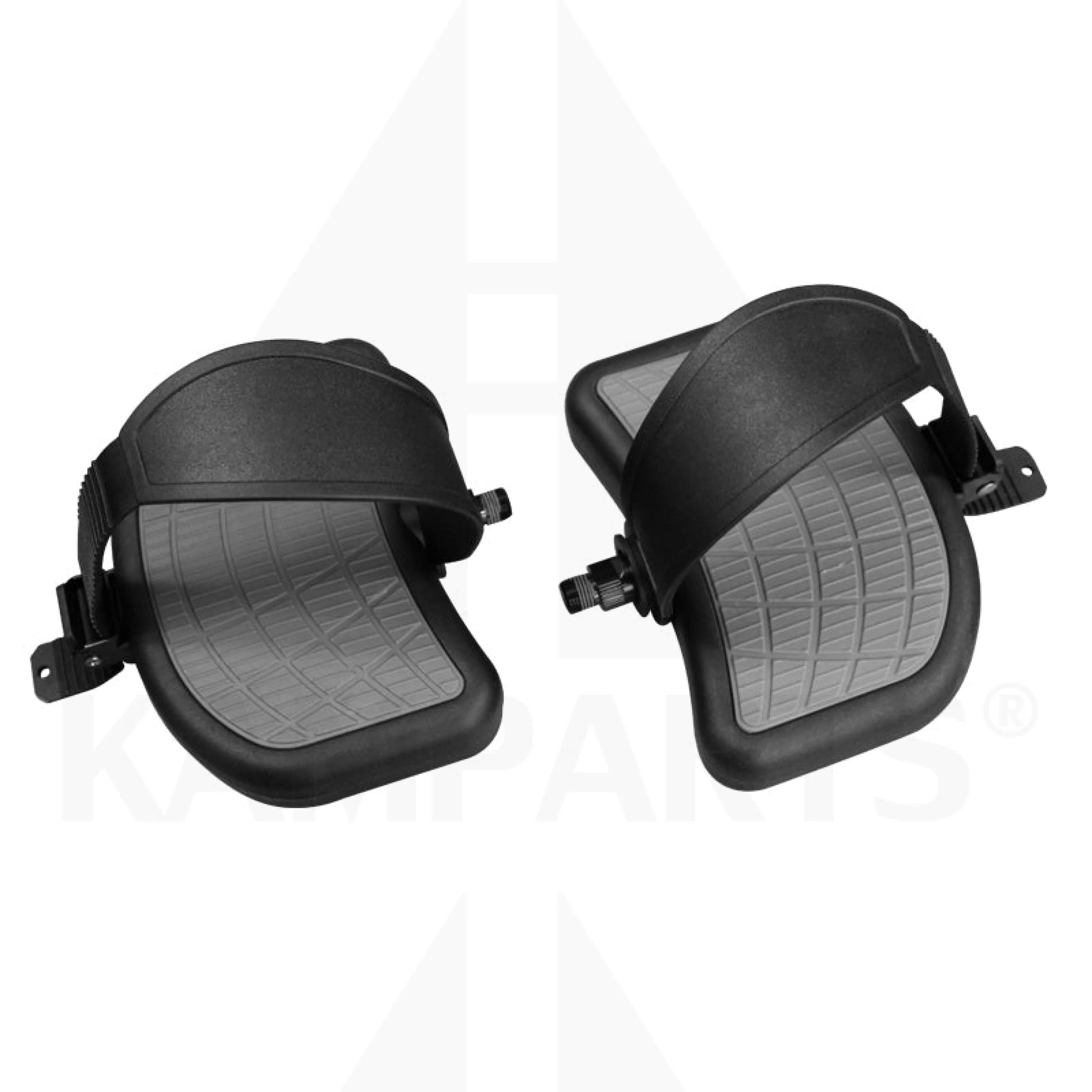 Pedal Black/Gray 1/2’’ Pair W/Auto Adjustable Straps Bike Parts