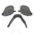 Pedal Set W/Auto Adjustable Strap 1/2’’ Black Bike Parts
