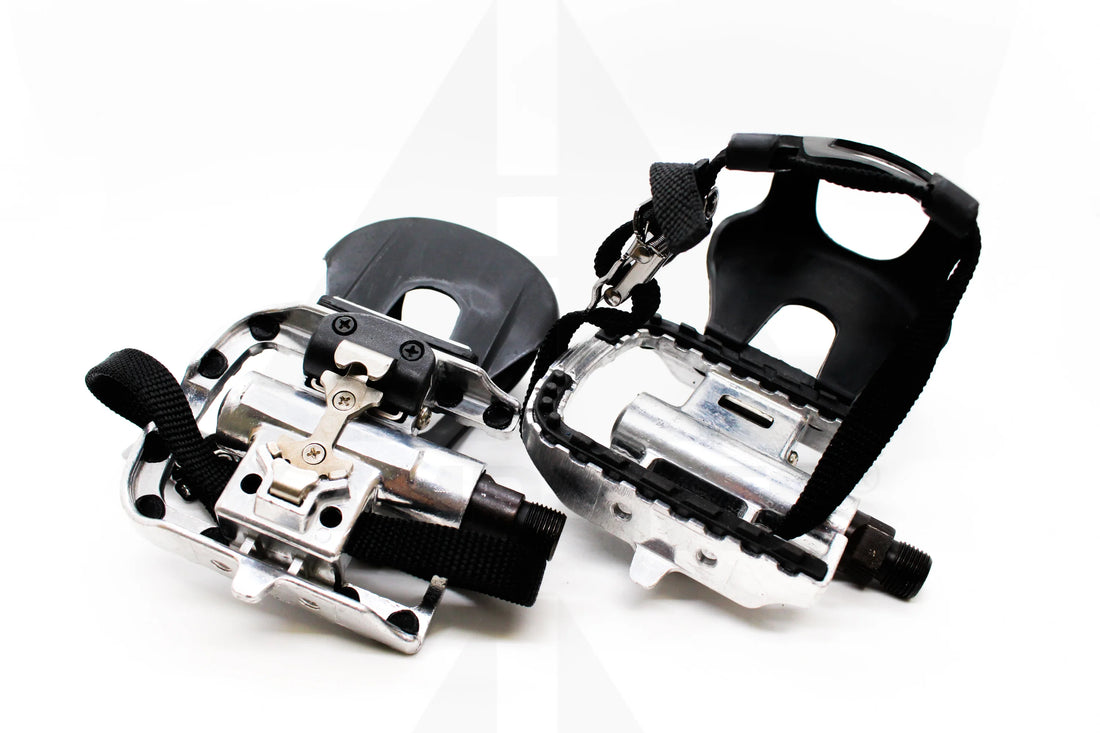 Pedal with Toe Clip and Strap -1/2”- PAIR Bike Parts