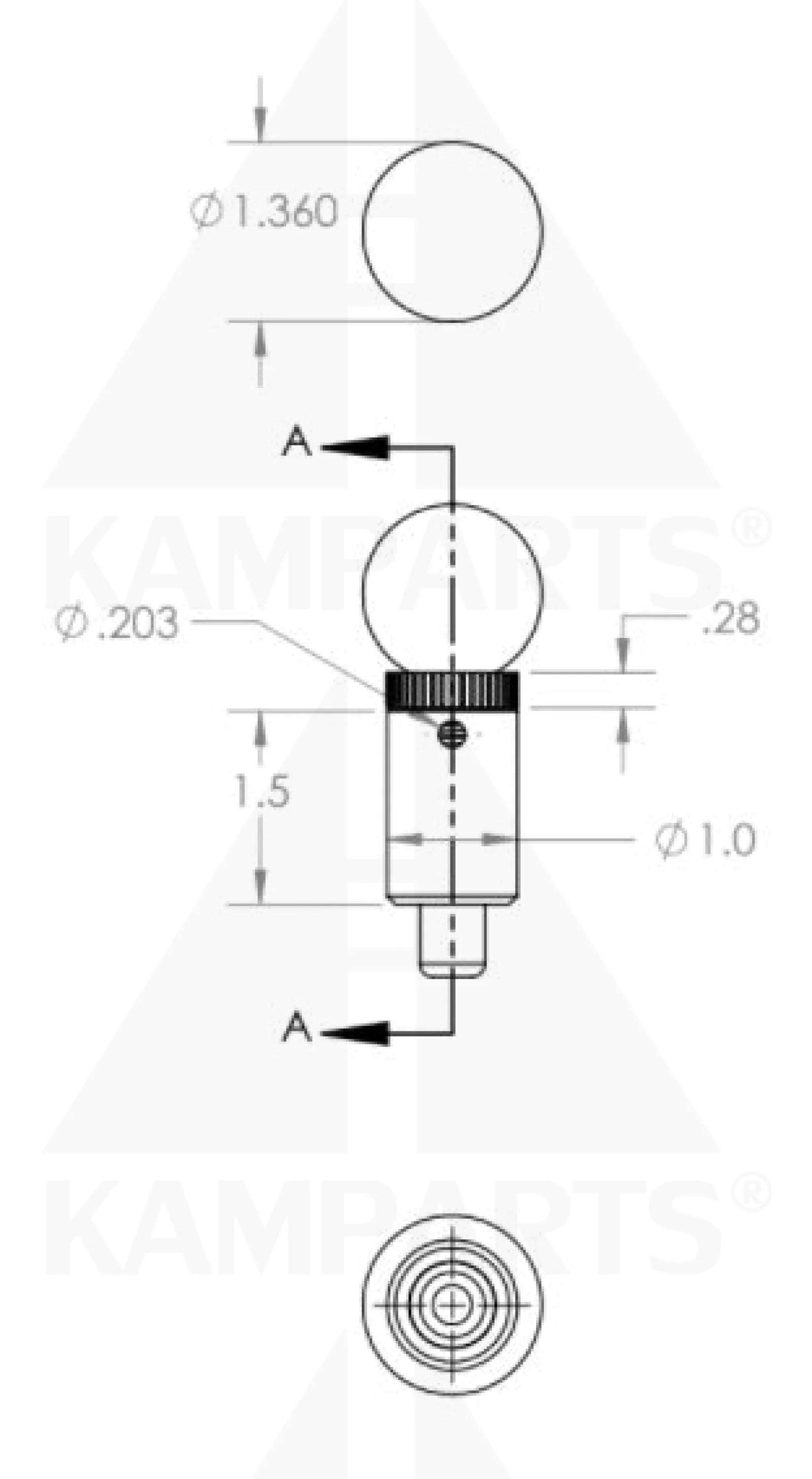Pop Pin - 1/2” with Safety Set Screw Parts & Components