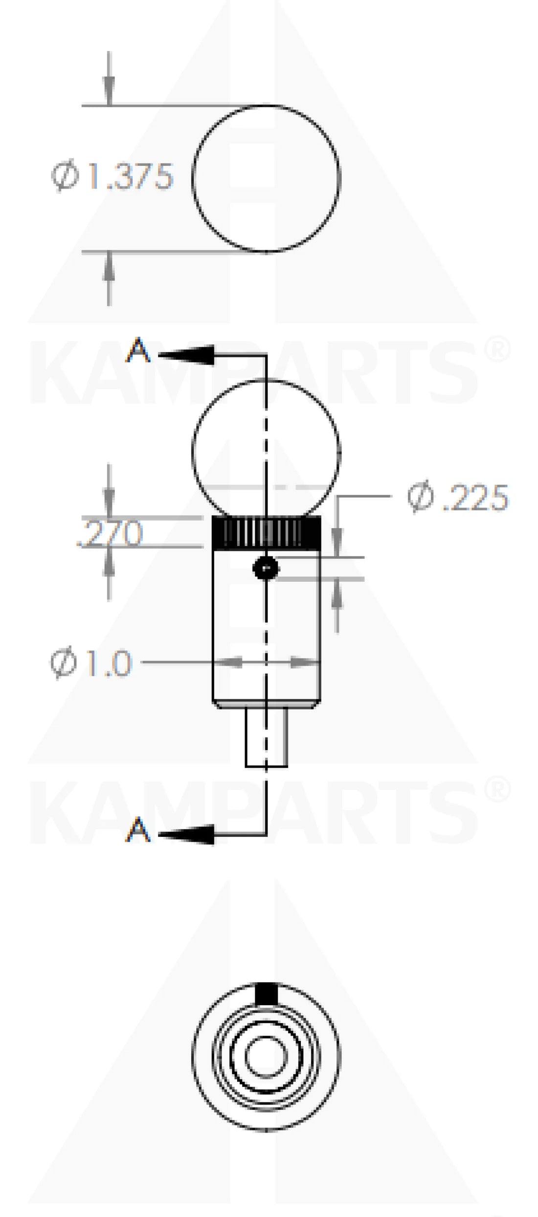 Pop Pin - 3/8” with Safety Set Screw Parts & Components