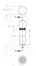 Pop Pin - 3/8” x 3” Long Parts & Components