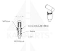 Pop Pin with Plastic T-Knob - 1/2” Parts & Components
