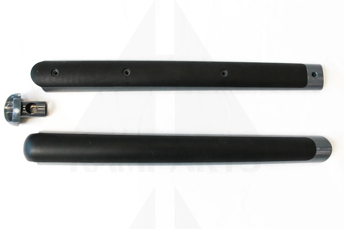 Precor 3 Piece Handgrip Set Stone Grey Elliptical-Crosstrainer Parts