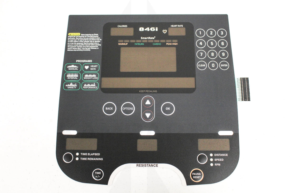 PRECOR C846IEXPERIENCE OVERLAY KEYPAD