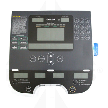 Precor C956i Experience Treadmill Overlay/Keypad Treadmill Parts