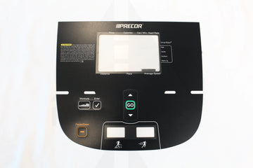 Precor TRM823 Treadmill P20 OVERLAY/KEYPAD Treadmill Parts